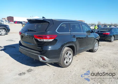 2018 Toyota Highlander Limited z USA, uszkodzony, nr VIN 5TDYZRFH3JS260689